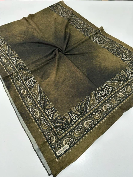 ARSEL MODA Desenli Kraş Şal BCA0614 ürün görseli 1