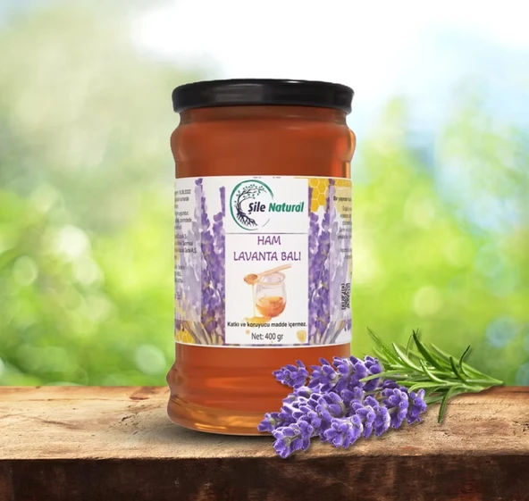 Lavanta Balı Cam Kavanoz 400 gr - %100 Doğal Ham Lavanta Balı ürün görseli 1