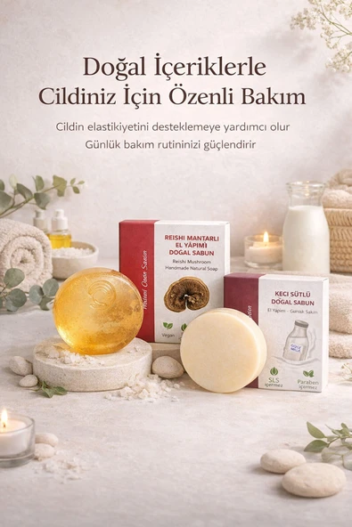 Olgun Ciltler İçin Yenileyici ve Dolgunlaştırıcı 3 lü Doğal Bakım Sabun Seti ürün görseli 1