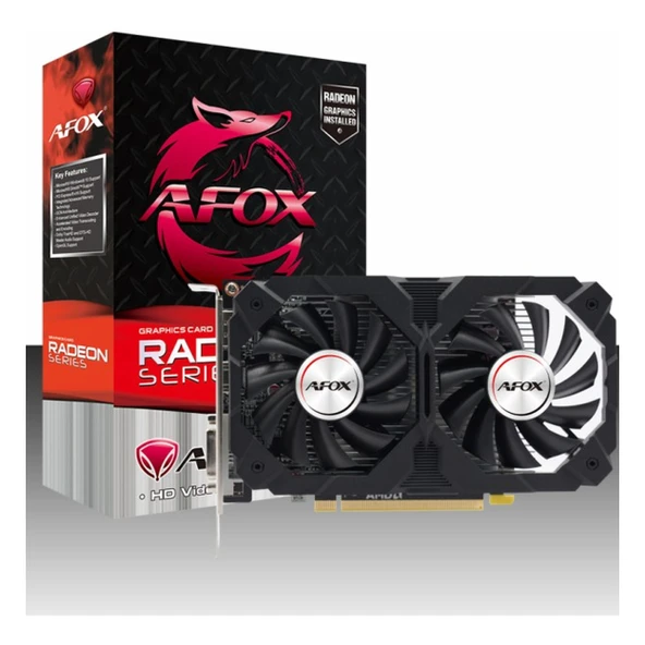 Afox Radeon RX 550 4GB GDDR5 128Bit DVI/HDMI/DP Ekran Kartı ürün görseli 1