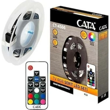 Kumandalı Rgb Şerit Led 5Mt. CT-4566 ürün görseli 1