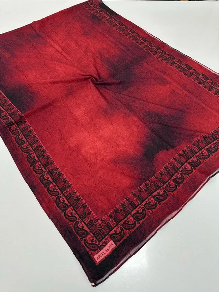 ARSEL MODA Desenli Kraş Şal BCA0506 ürün görseli 1