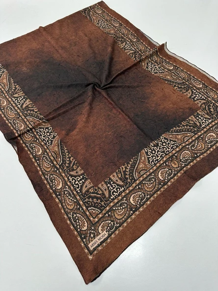 ARSEL MODA Desenli Kraş Şal BCA0615 ürün görseli 1