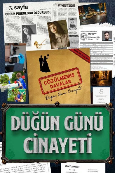 çözülmemiş davalar Düğün Günü Cinayeti Dedektif Oyunu Suçluyu Bulma Dedektiflik Oyunu, Cinayet Çözme Katili Bulma Oyunu ürün görseli 1