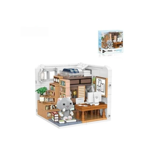 P885002 ÇALIŞMA ODASI 245 PARÇA BLOCK OYUNCAK ürün görseli 1