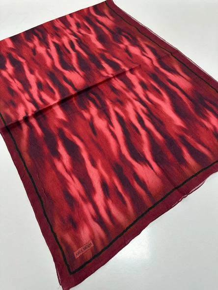 ARSEL MODA Desenli Kraş Şal BCA0310 ürün görseli 1