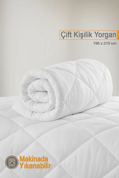 Vionel Home Ecotermo Çift Kişilik Mikrofiber Antialerjik Silikon Yorgan | Çeyizlik | Otel Yorganı |195x215 Cm ürün görseli 1