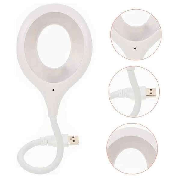 Ayt Powermaster Portatif Akrobatik 20 SMD Ledli Usb Gece Kitap Okuma Çalışma Lambası Powerbank Uyumlu Masa Lambası ürün görseli 1
