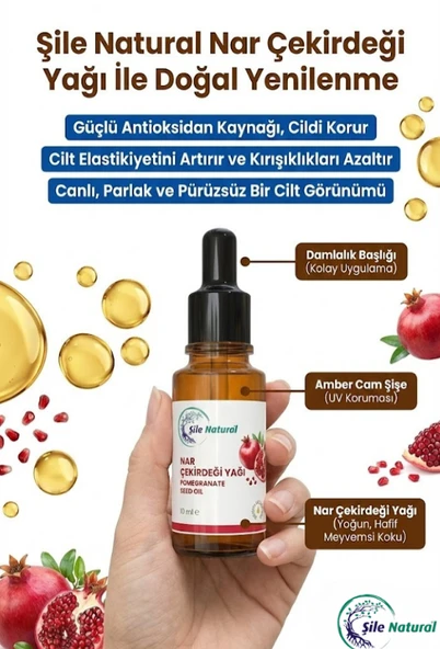 Doğal Nar Çekirdeği Yağı 30 ml - Resim 2