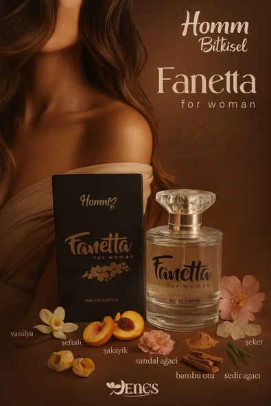 HOMM BİTKİSEL FANETTA KADIN PARFÜM 50 ML. ürün görseli 1