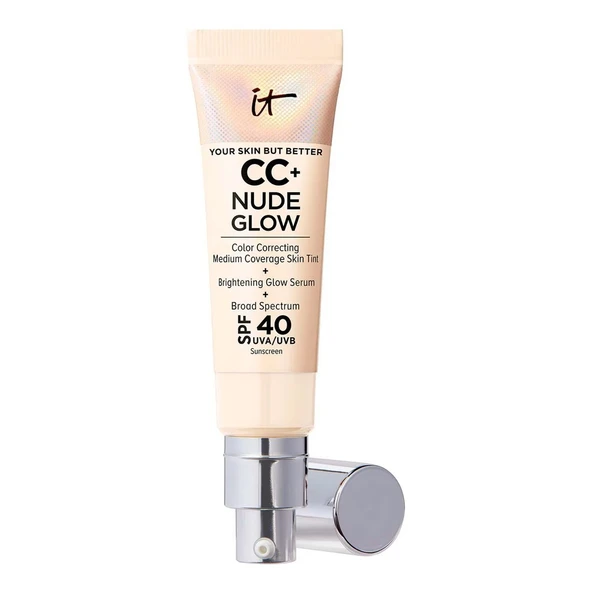 It Cosmetics CC+ Nude Glow Lightweight Foundation + Glow Serum SPF 40 - Fair ürün görseli 1