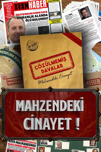 çözülmemiş davalar Mahzen Cinayet Dedektif Oyunu Dedektiflik Oyunu Katil Kim Dava Çözme Oyunu Dedektif Oyunu Kutu Oyunu ürün görseli 1