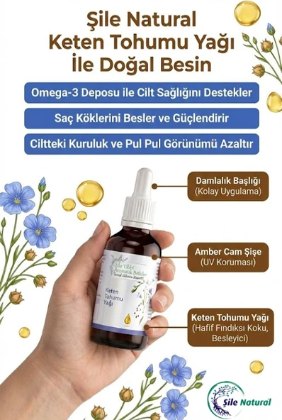 Keten Tohumu Yağı 30 cc - Resim 3