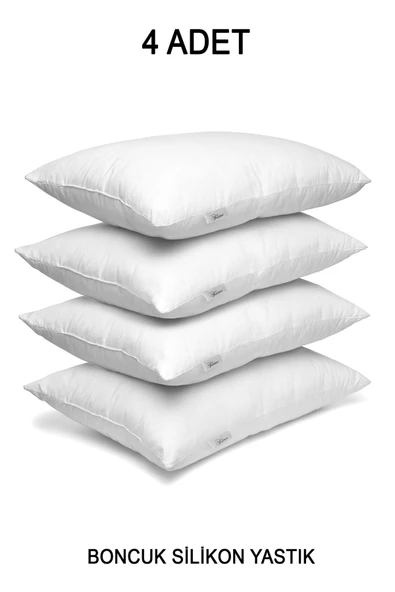 Vionel Home 4 Adet Ekonomik Premium Otel Yastığı, Boncuk Silikon 50 x 70 ürün görseli 1