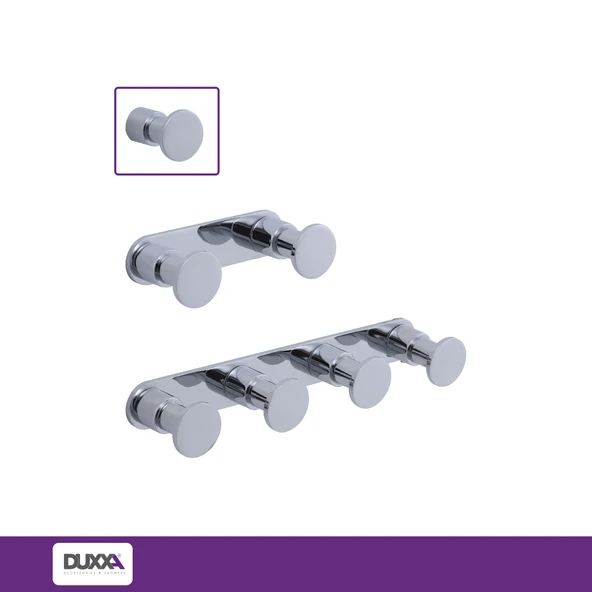 Duxxa Mars Askılık Tekli Krom A.431 - Resim 4
