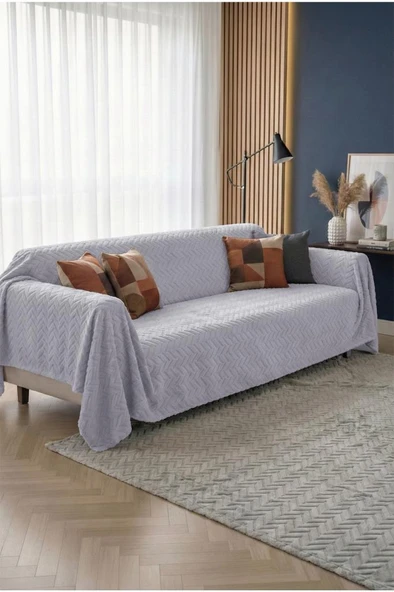 Wellsoft Süngerli Koltuk Örtüsü 170x210 Cm Gri ürün görseli 1