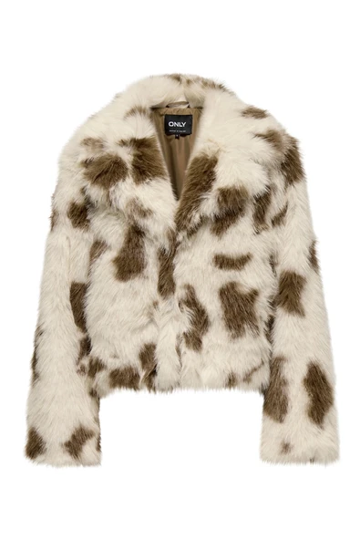 15350372 ONLJAMIE FAUX FUR JACKET CC OTW ürün görseli 1