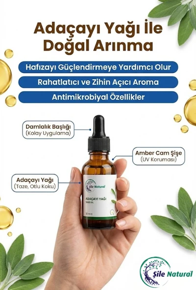 Adaçayı Uçucu Yağ 10 ml ürün görseli 1