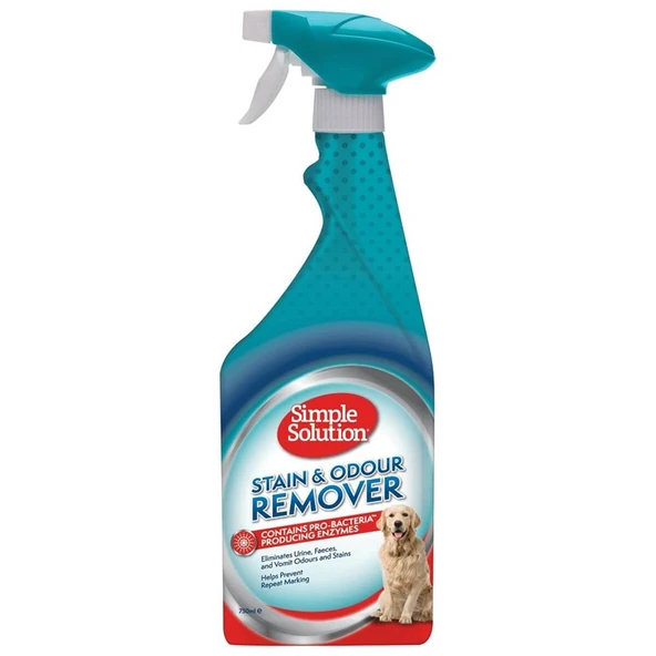 Simple Solution Köpekler İçin Leke ve Koku Giderici Sprey 750ml ürün görseli 1
