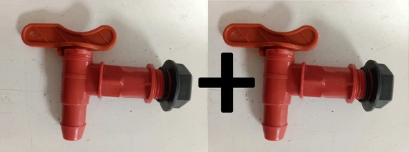 2 Adet Plastik Bidon, Varil Musluğu, Contalı, Somunlu ürün görseli 1