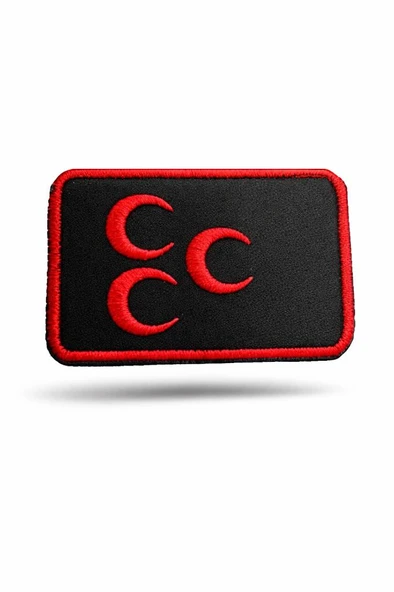 Single Sword Nakış Patch - Üç Hilal Peç - Resim 4