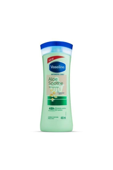 Vaseline Vücut Losyonu Aloe Soothe Aloe Vera Özlü 400 ml ürün görseli 1