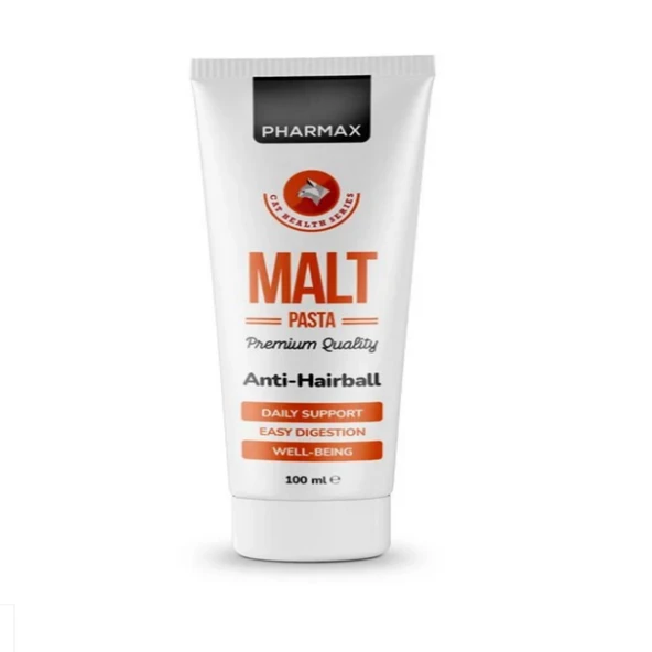 Pharmax Anti-Hairball Malt Paste 100 ml Kedi Tüy Yumağı Önleyici ve Sindirim Düzenleyici Macun ürün görseli 1