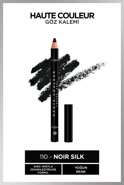 L'Oréal Paris Haute Couleur Göz Kalemi - 110 Noir Silk ürün görseli 1