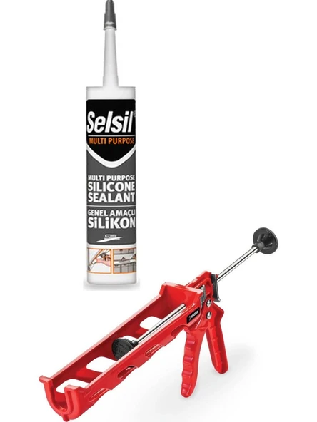 Selsil Şeffaf Silikon ve Silikon Tabancası ürün görseli 1