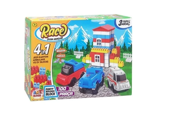 Ant Blocks 100 Parça City Set Ant 011 ürün görseli 1
