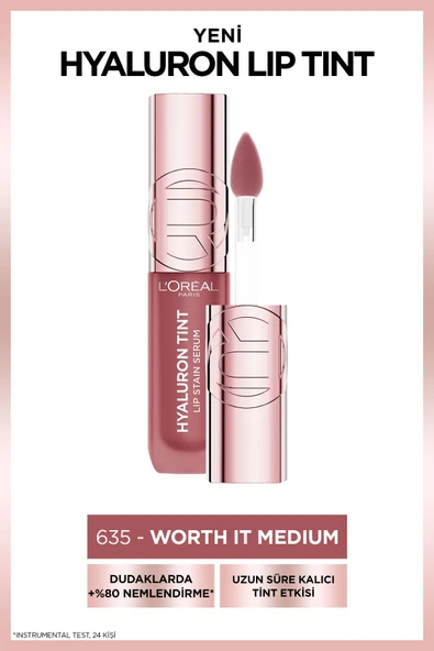 L'Oréal Paris Hyaluron Lip Tint - 635 Worth It Medium ürün görseli 1