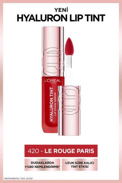 L'Oréal Paris Hyaluron Lip Tint - 420 Le Rogue Paris ürün görseli 1