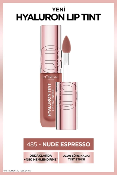 L'Oréal Paris Hyaluron Lip Tint - 485 Nude Espresso ürün görseli 1