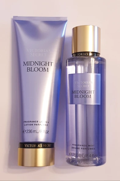 Victoria's Secret Midnight Bloom Vücut Spreyi & Vücut Losyonu Seti ürün görseli 1