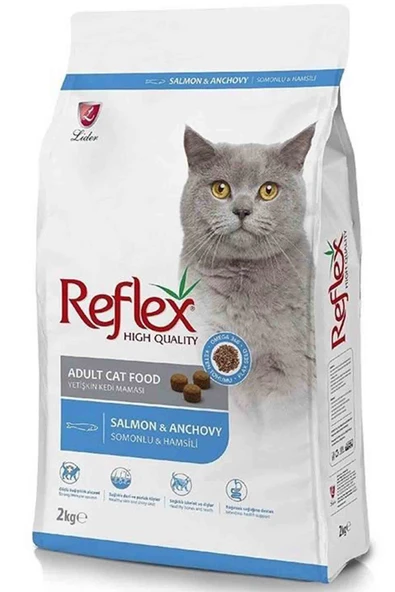 reflex adult somonlu ve hamsili 2kg yetişkin kedi maması ürün görseli 1