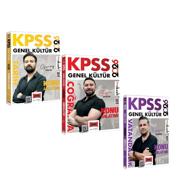 Yargı 2026 KPSS Tarih Coğrafya ve Vatandaşlık Konu Seti 3 Kitap ürün görseli 1