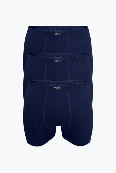 Anıt Erkek İnce Belli Bambu Likralı Boxer 1273 -12 Adet  Lacivert 2XL ürün görseli 1