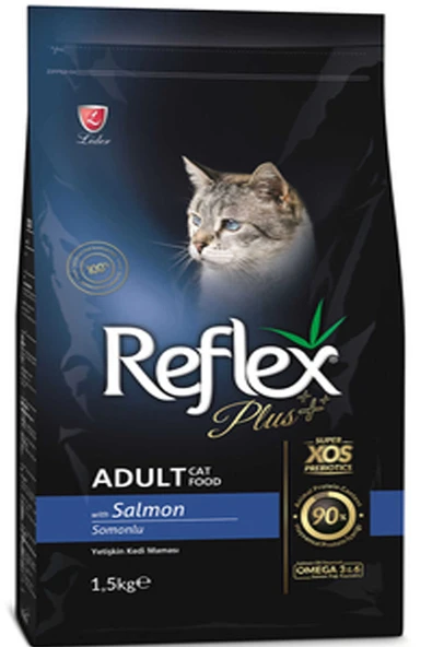 Reflex plus adult somonlu 1,5kg yetişkin kedi maması ürün görseli 1