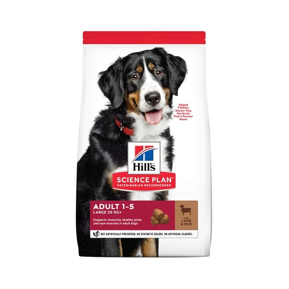 Hills Large Adult Kuzu Etli Büyük Irk Yetişkin Köpek Maması 14 Kg ürün görseli 1