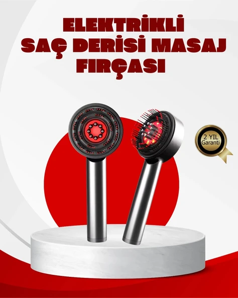 Esansiyel Yağ Hazneli LED Saç Bakım Masaj Tarağı P109876S7652 ürün görseli 1