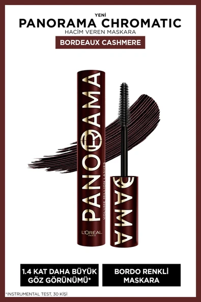 L'Oréal Paris Panorama Chromatic Maskara Bordo ürün görseli 1