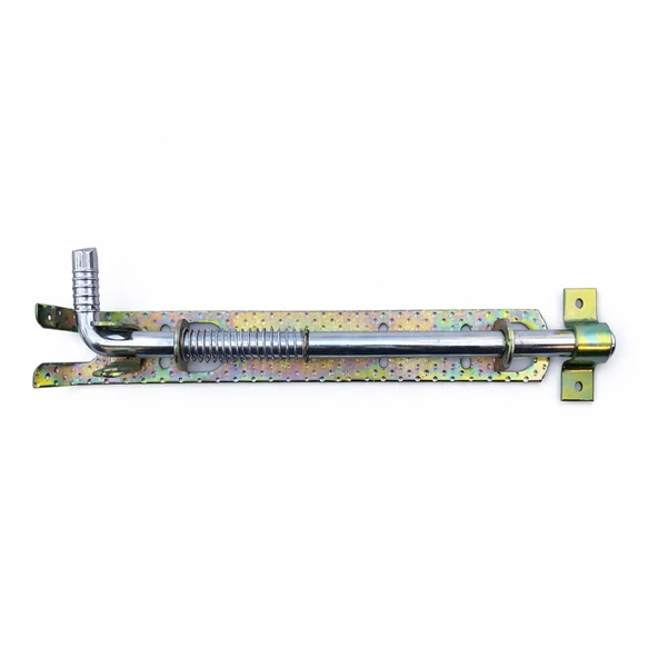 Yaylı Ferforje Mavzer Sürgü 35x300mm Kapı Pencere Kilidi Dayanıklı Metal Güvenlik Sürgüsü ürün görseli 1