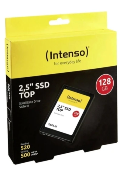 128Gb Top 520Mb-500Mb-S Sata 3 Ssd Harddisk ürün görseli 1