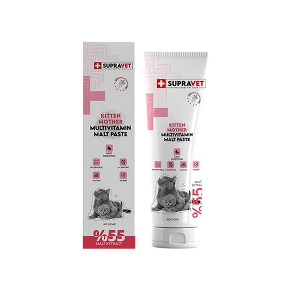 Supravet Kitten & Mother Multivitamin Malt Paste 100 Gr ürün görseli 1