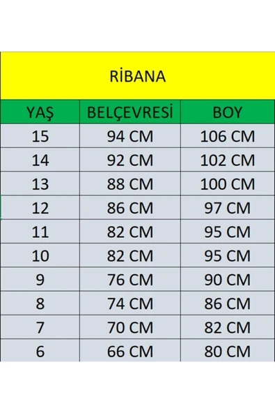 RİBANALI ÇOCUK OKUL PANTOLONU - Resim 6