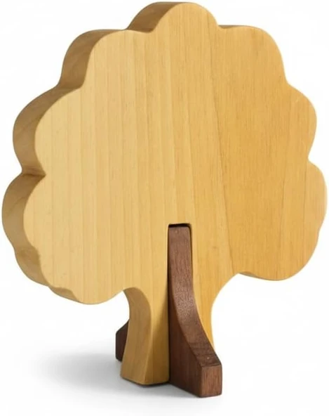Simdale Wood İsimli Dekoratif Ahşap MEŞE AĞACI - Modüler Kaideli ürün görseli 1
