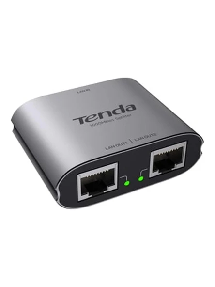 Tenda Sg103M 1 Giriş 2 Çıkış 10-100-1000 Mbps Ethernet Splitter ürün görseli 1