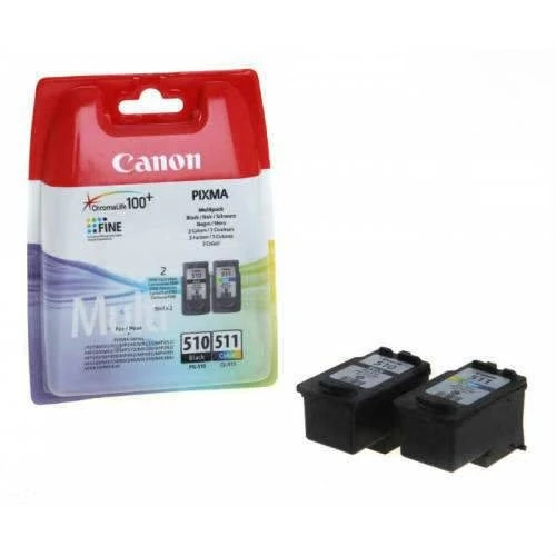 Canon PG-510 + CL-511 Renkli + Siyah 2'li Set Kartuş ürün görseli 1