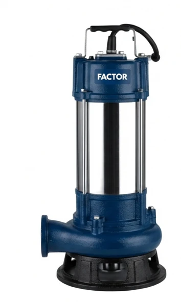 Factor Döküm Gövdeli Bıçaklı Kirli Su Pompası 1800W ürün görseli 1