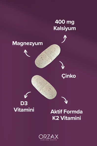 OP K2 Vitamini + Kompleks Formül 30 Tablet - Resim 3